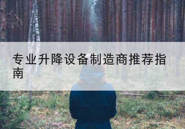 定远电动剪叉升降平台厂家-专业升降设备制造商推荐指南